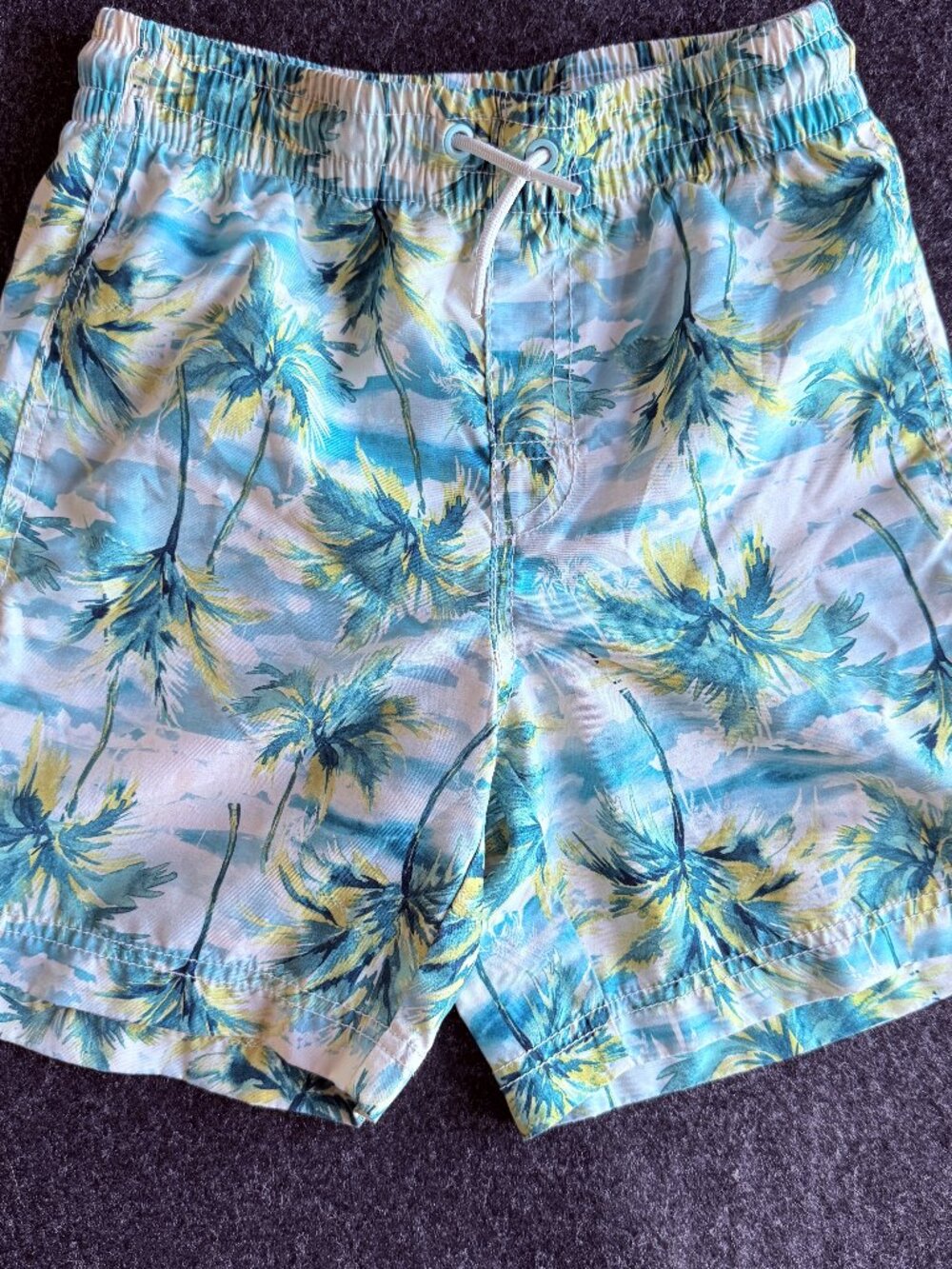 Old Navy Boys Tropical Swim Trunks Size L 10-12